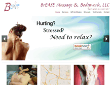 Tablet Screenshot of breasemassage.com